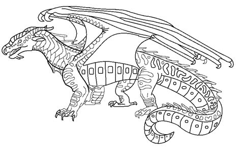 Wings Of Fire Hivewing Coloring Coloring Pages