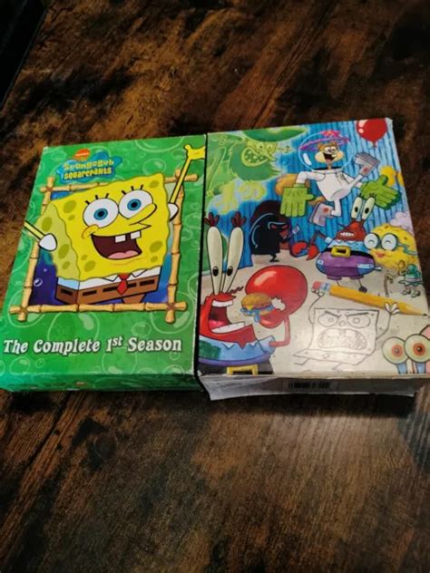 Spongebob Squarepants Season 1 And 2 Dvd Box Set 3 Disc Set £740