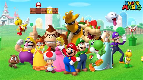 Luigi Mario Brothers And All Characters Hd Games Wallpapers Hd