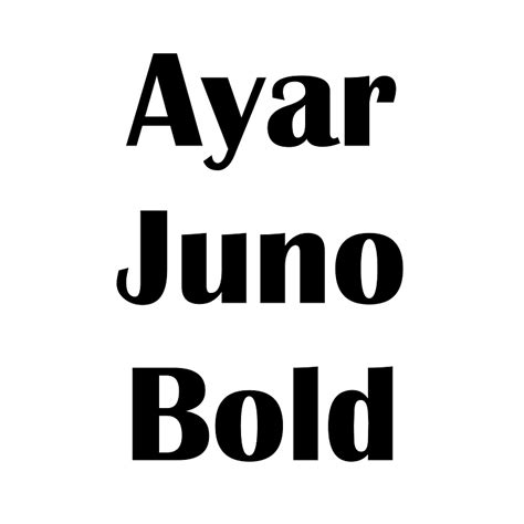 Ayar Juno Bold Font Free Fonts On Creazilla Creazilla