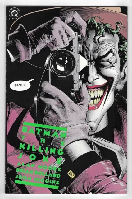 Batman The Killing Joke Dc Graphic Novel Comic Book First Print Joker