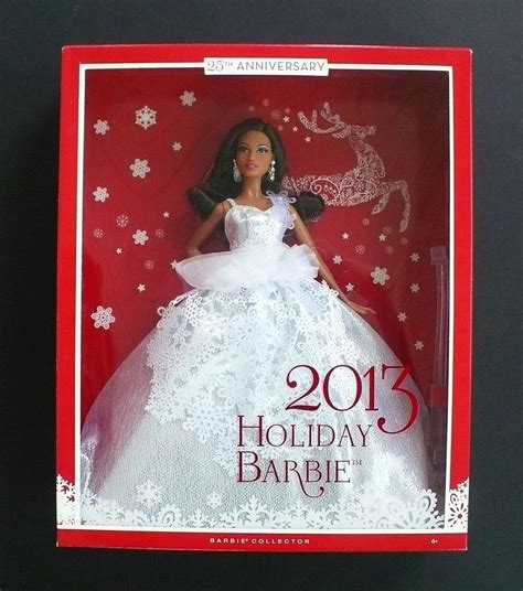 2013 holiday barbie doll african american version barbie collector 25th anniversary brand