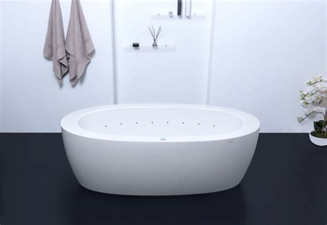 aquatica purescape™ 174b wht relax air massage bathtub free standing bath tub free standing