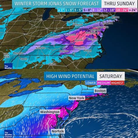 Instagram Wind Forecast New York Washington The Weather Channel