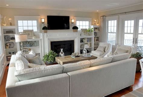 48 Adorable And Cozy Neutral Living Room Design Ideas