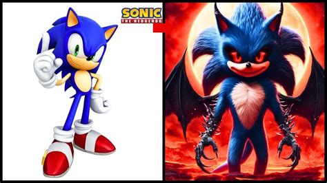 Sonic The Hedgehog All Characters As Demon Youtube