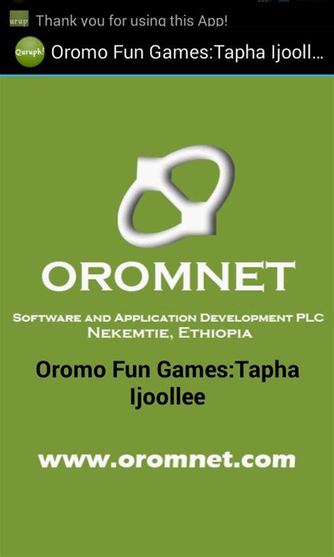 Oromo Fun Gamestapha Ijoollee Apk For Android Download
