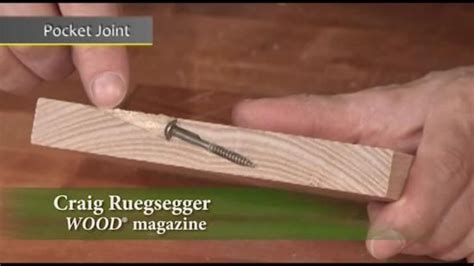 Learn How To Make A Pocket Screw Joint Just One Of The Nine Essential
