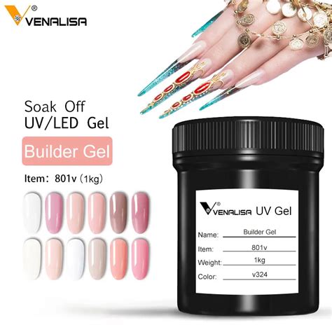 VENALISA Factory Kg UV Builder Gel Hot Sale In Bulk Colors Thick UV Gel Builder Builder