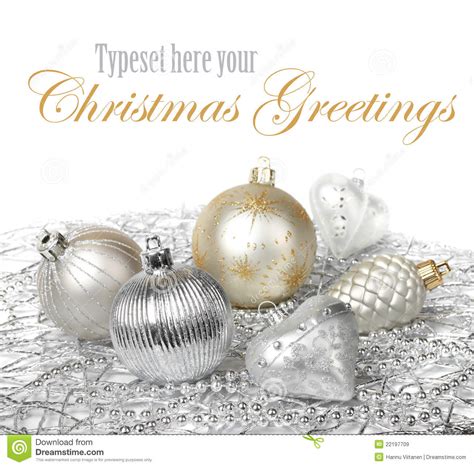 Check spelling or type a new query. Silver Gold Christmas Decoration Stock Image - Image of ...