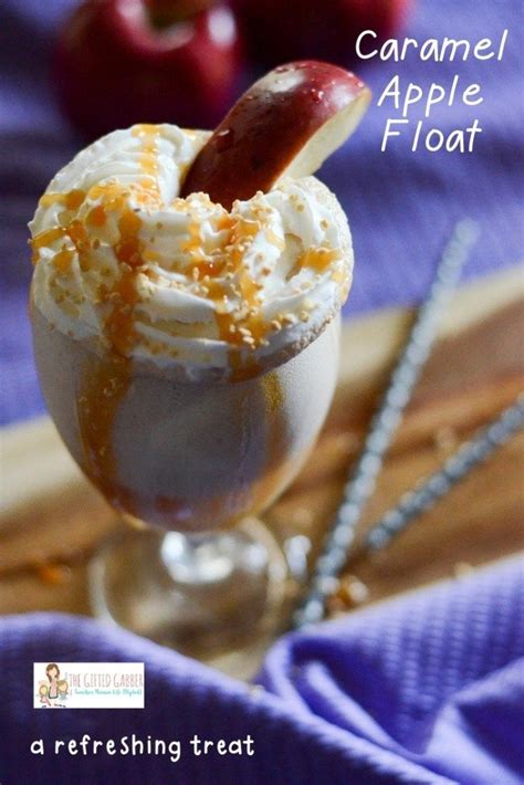 The Best Caramel Apple Ice Cream Float Recipe Recipe Float Recipes