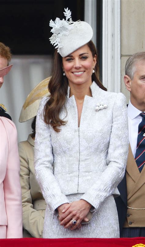 Kate Middletons Alexander Mcqueen Dress And Jacket Striped Shirt And