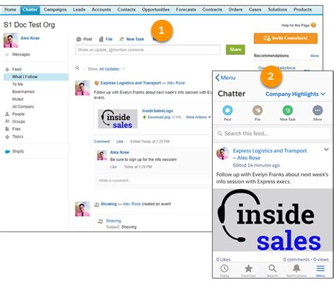 Build mobile experiences faster with lightning now available on mobile. Get Started with Chatter Unit | Salesforce Trailhead