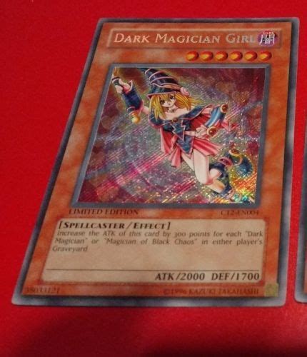 Yu Gi Oh 1x Dark Magician Girl Ct2 En004 Secret Rare Limited Edition Dc