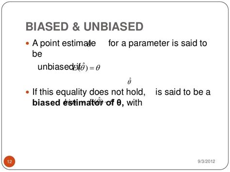 Theory Of Estimation