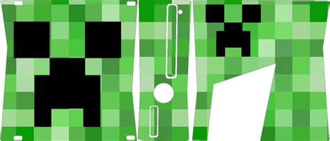 Xbox 360 Slim Minecraft Crepper Skin Wrap House Of Grafix