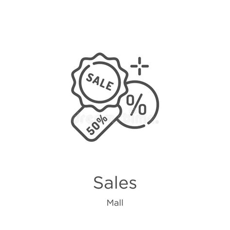 Sales Icon Vector From Mall Collection Thin Line Sales Outline Icon