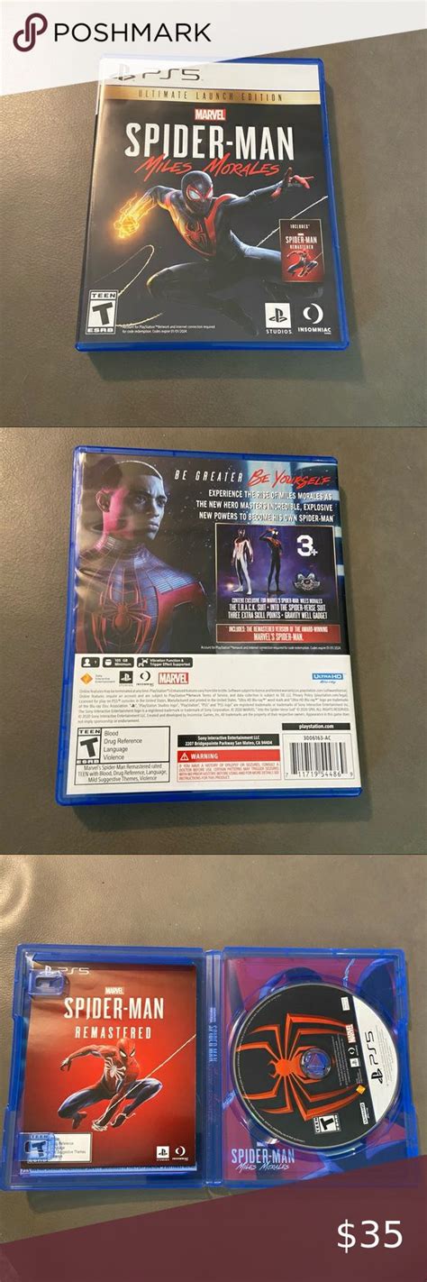 Spider Man Miles Morales Ps5 Playstation 5 Ultimate Launch Edition