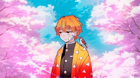 Sad Zenitsu Agatsuma Painting Wallpaper Hd Anime 4k Wallpapers Images
