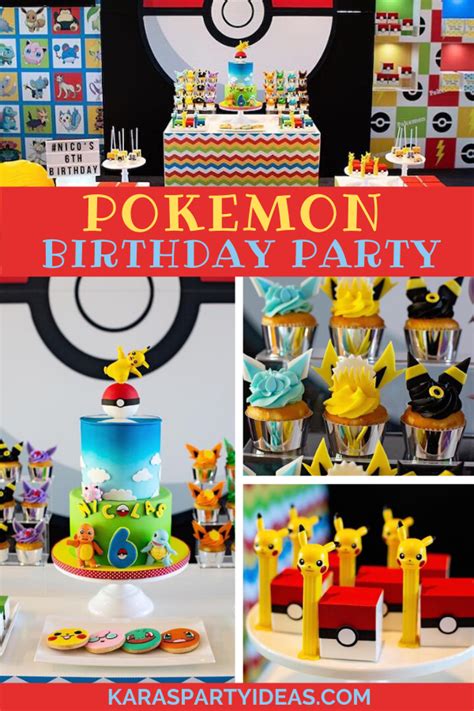 Pokemon Birthday Party Supplies