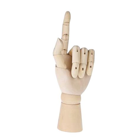 Buy Wooden Manikin Hand 10 Inch Flexible Fingers Realistic Wood Hand