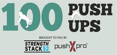 Interactive Infograph 100 Push Up Variations Brought To You By