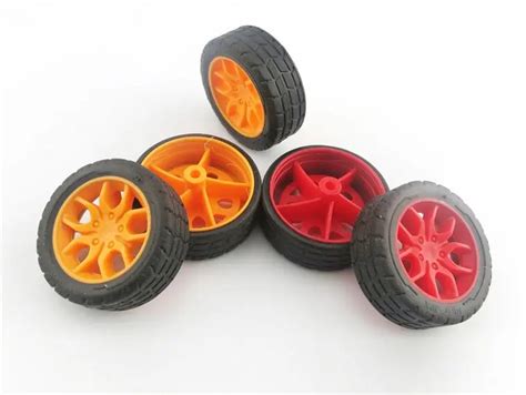 20pcs 230mm Rubber Wheels Small Wheel Toy Car Wheels Diy Popular