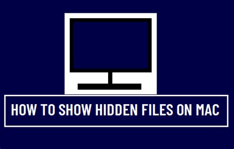 Comment afficher les fichiers cachés sur Mac Kambyouter