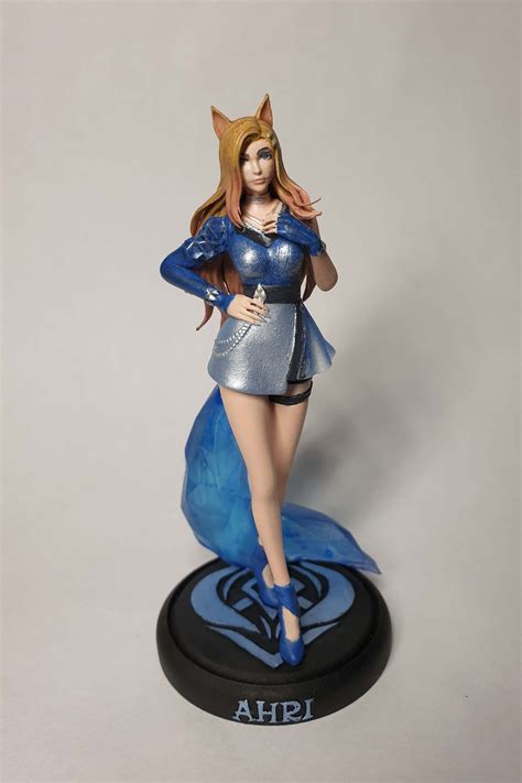 Ahri Kda All Out League Of Legends 3d Printed Figure Etsy Finland