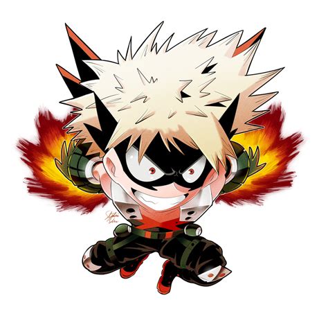 Katsuki Bakugou Chibi By Staticblu On Deviantart