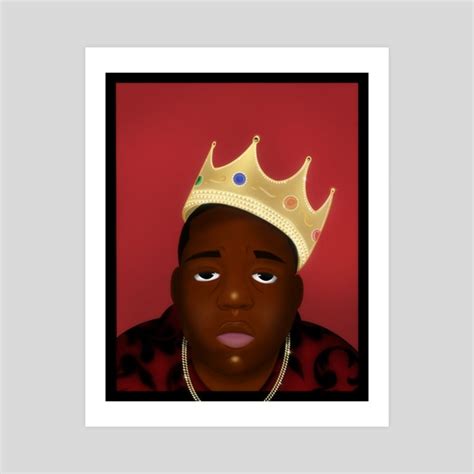 King Of New York Notorious Big Aka Biggie Smalls An Art Print By