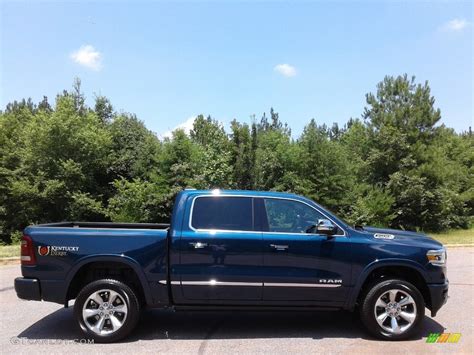 2019 Patriot Blue Pearl Ram 1500 Limited Crew Cab 4x4 127590710 Photo