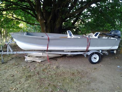 16ft Aluminum Boat With Trailer Cobble Hill Cowichan