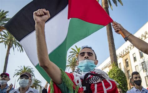 Moroccans Protest Arab Normalization With Israel The Times Of Israel