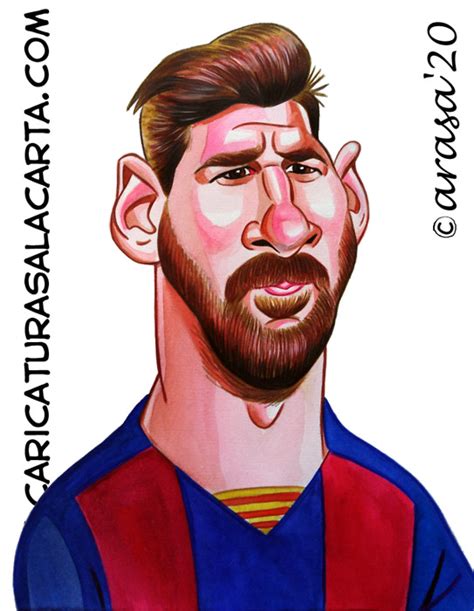 Messi Caricaturas De Futbolistas Famosos Leo Messi Jugador Del Bar A The Best Porn Website