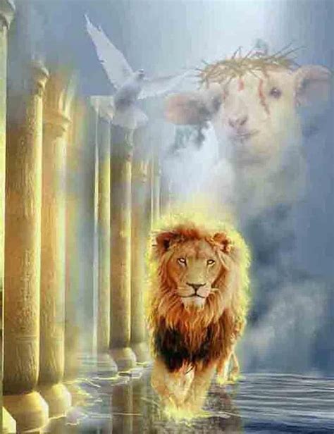 Christian Art Lion Of Judah Lamb Of God Canvas Print Canvas Art By