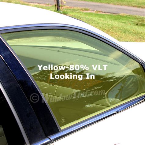 Yellow Car Window Tinting Films