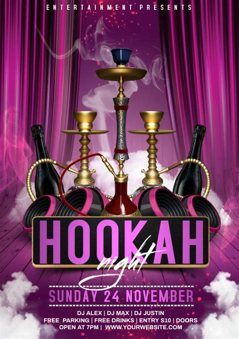 Hookah Event Template Postermywall