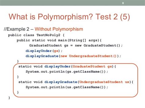 Java Programming Polymorphism