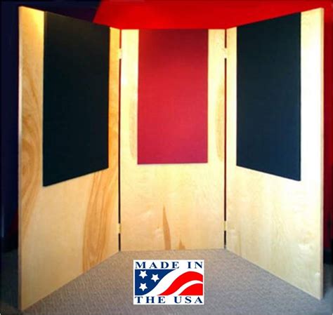 I made a quick trip to the store and had this portable, easily storable photo backdrop made ten minutes after i got home. SCR Vocal Booth : Steven Klein's Sound Control Room, Inc.