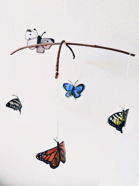 Diy Nature Craft Annicke And Jeremys Butterfly Mobile Hazel Village