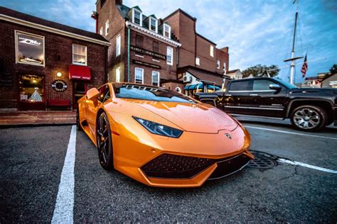 Lamborghini Parked On New York City Street Editorial Photo Image Of