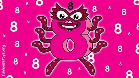 Numberblocks Learn To Count Number Eight Counting Lesson For Kids
