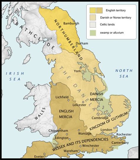 Vikings 101 Facts Always Learning Map Of Britain