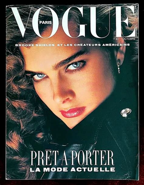 Vogue Paris Magazine ~ 650 October 1984 ~ Brooke Shields Horst Jerry