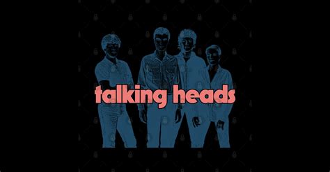 Talking Heads Retro Style Fan Art Design Talking Heads Magnet