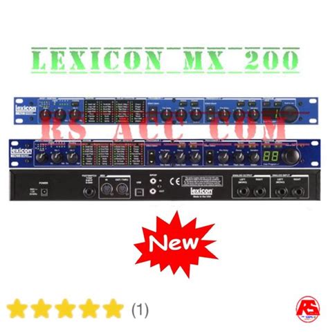 Jual Procesor Effect Vocal Lengkap Lexicon Mx 200 Original Di Lapak