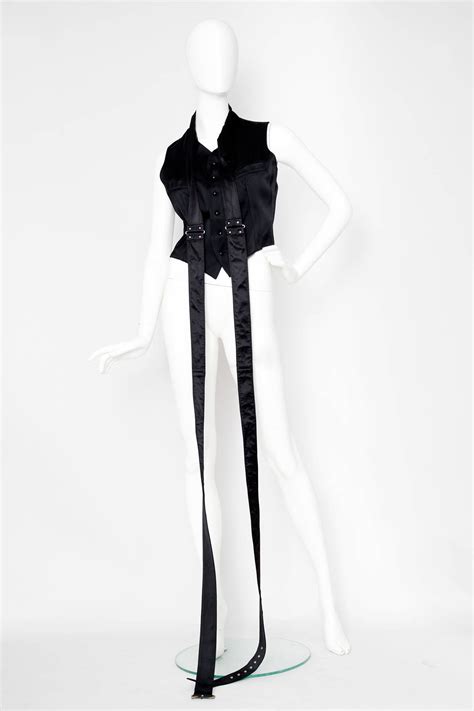 1990s Jean Paul Gaultier Black Bondage Waistcoat At 1stdibs