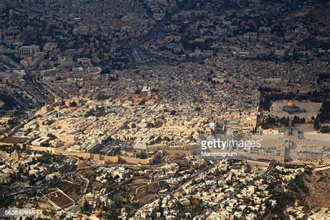 Aerial Views Of Jerusalems Old City Photos And Premium High Res