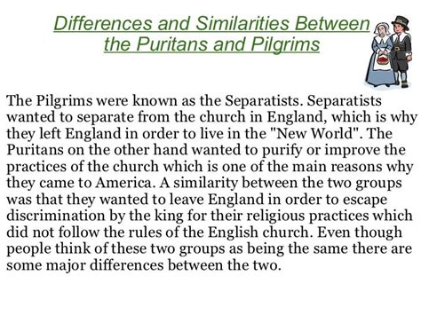 Difference Between Pilgrims And Puritans Sharedoc